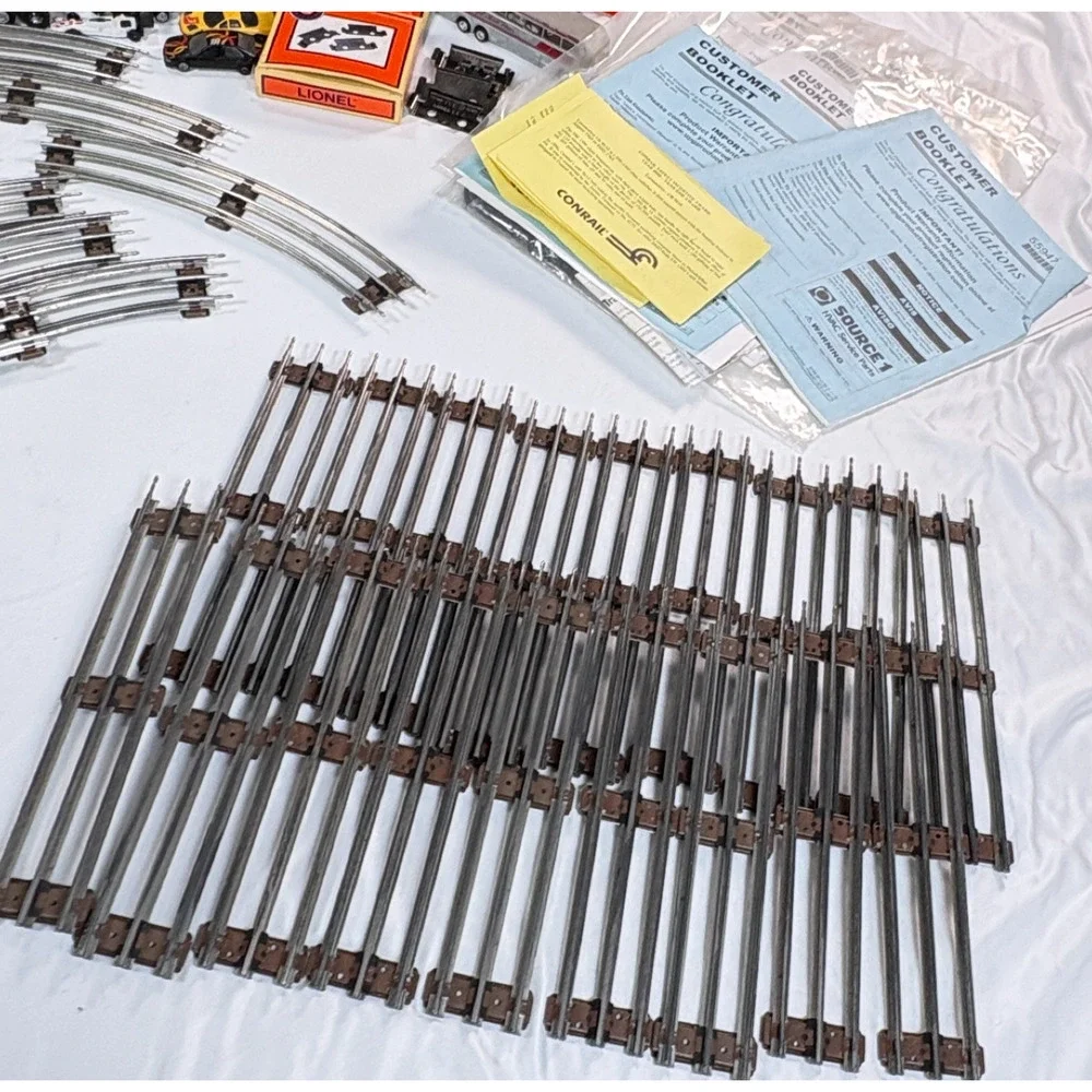 Lionel K-Line O-27 Gauge Lot Of 100+ Pieces Track Transformer Diecast Untested